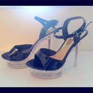 High heel platform exotic dancer shoes